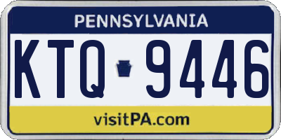 PA license plate KTQ9446