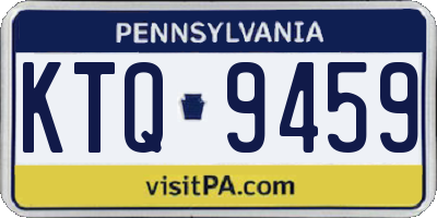 PA license plate KTQ9459