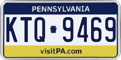 PA license plate KTQ9469