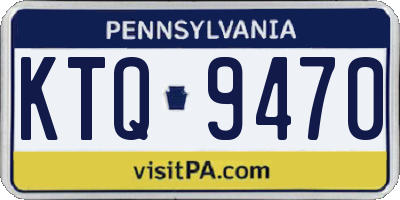 PA license plate KTQ9470