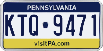 PA license plate KTQ9471
