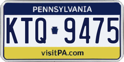 PA license plate KTQ9475