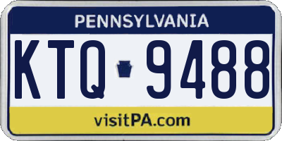 PA license plate KTQ9488