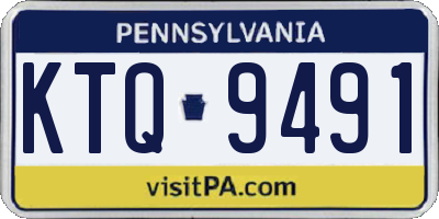PA license plate KTQ9491