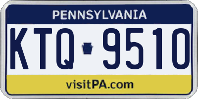 PA license plate KTQ9510