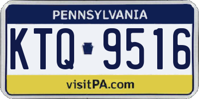 PA license plate KTQ9516