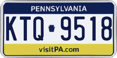 PA license plate KTQ9518