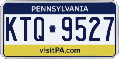PA license plate KTQ9527