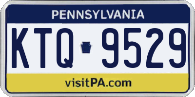 PA license plate KTQ9529