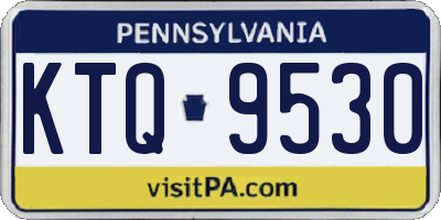 PA license plate KTQ9530