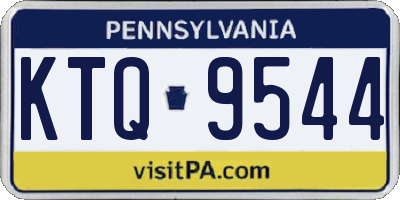 PA license plate KTQ9544