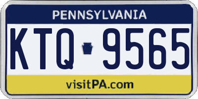 PA license plate KTQ9565