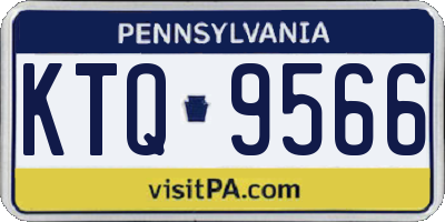 PA license plate KTQ9566