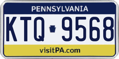 PA license plate KTQ9568