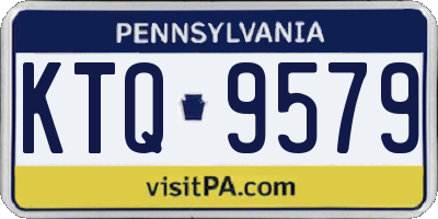 PA license plate KTQ9579