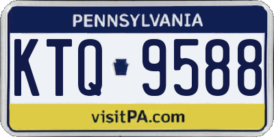 PA license plate KTQ9588