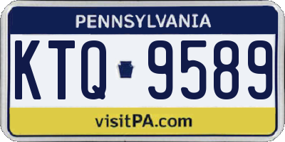 PA license plate KTQ9589