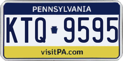 PA license plate KTQ9595