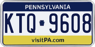 PA license plate KTQ9608
