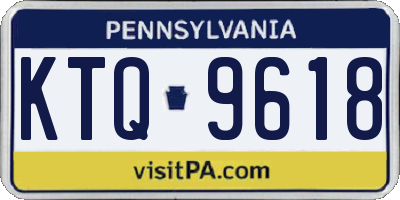PA license plate KTQ9618
