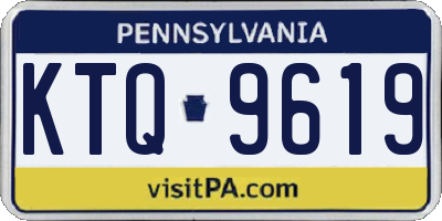 PA license plate KTQ9619