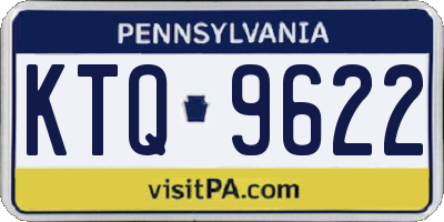 PA license plate KTQ9622