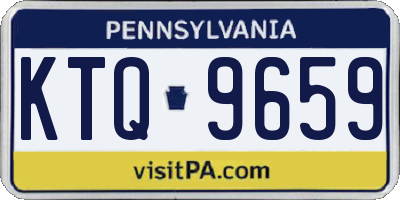 PA license plate KTQ9659