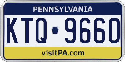 PA license plate KTQ9660
