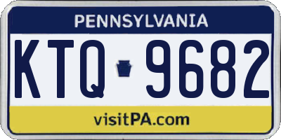 PA license plate KTQ9682