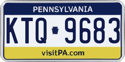 PA license plate KTQ9683