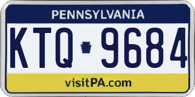 PA license plate KTQ9684