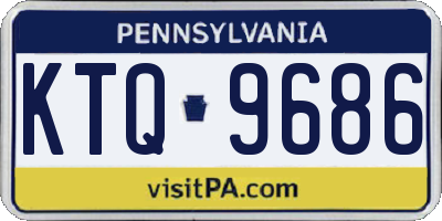 PA license plate KTQ9686
