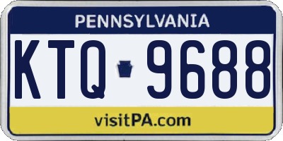 PA license plate KTQ9688