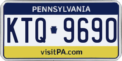 PA license plate KTQ9690