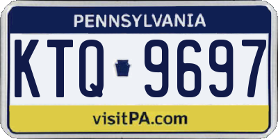 PA license plate KTQ9697