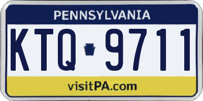 PA license plate KTQ9711