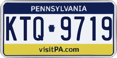 PA license plate KTQ9719