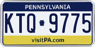 PA license plate KTQ9775