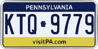 PA license plate KTQ9779