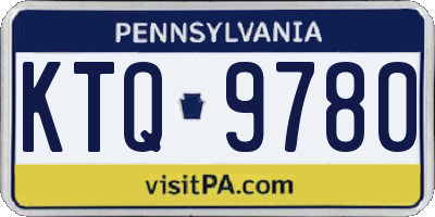 PA license plate KTQ9780