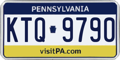 PA license plate KTQ9790
