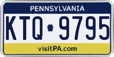 PA license plate KTQ9795