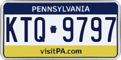 PA license plate KTQ9797