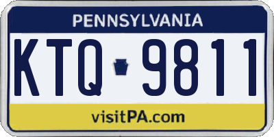 PA license plate KTQ9811