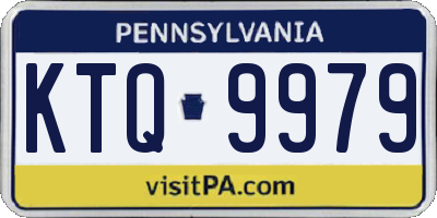 PA license plate KTQ9979