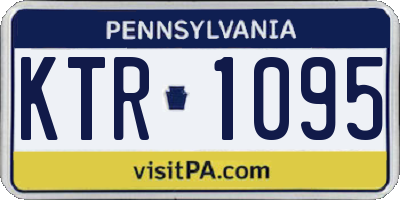 PA license plate KTR1095