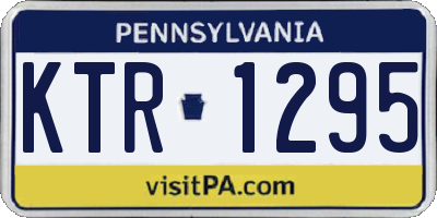 PA license plate KTR1295