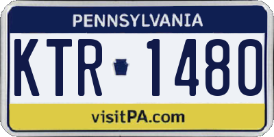 PA license plate KTR1480
