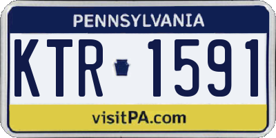 PA license plate KTR1591