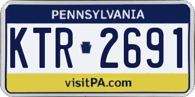 PA license plate KTR2691